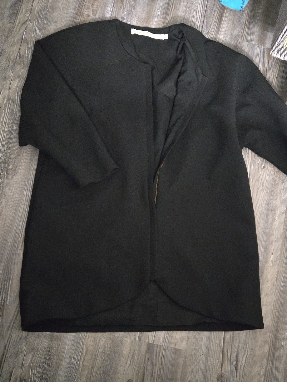 Marie Oliver Black Open Cardigan Coatigan
